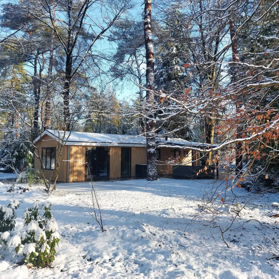 Sneeuw chalet 1