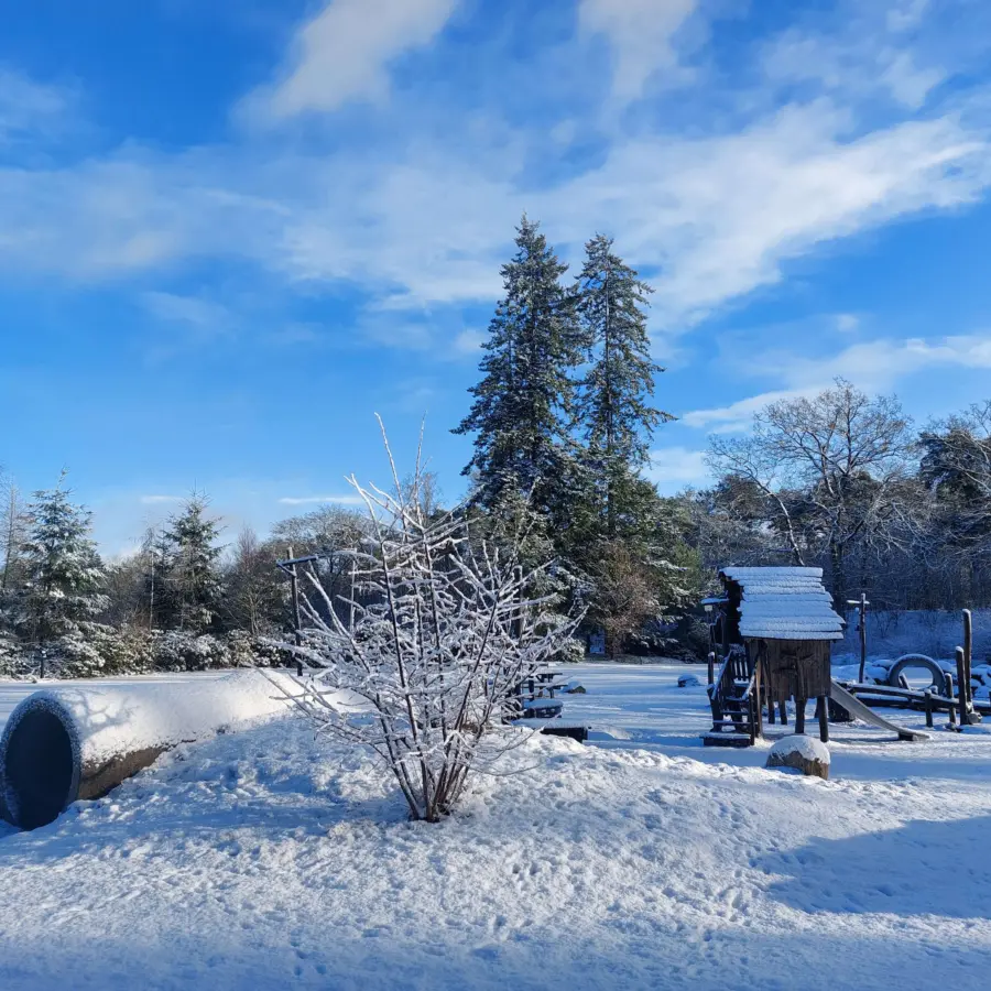 Sneeuw speeltuin Ommergras