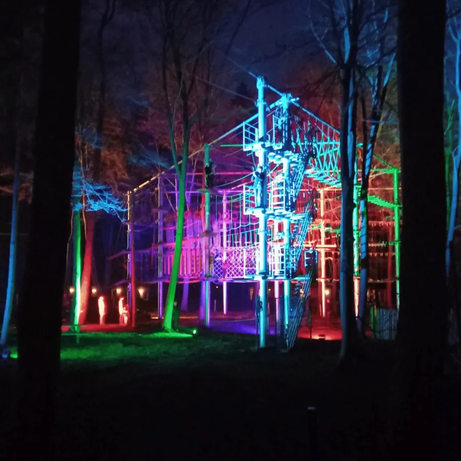 Nachtklimmen herfstvakantie uitje Overijssel groot