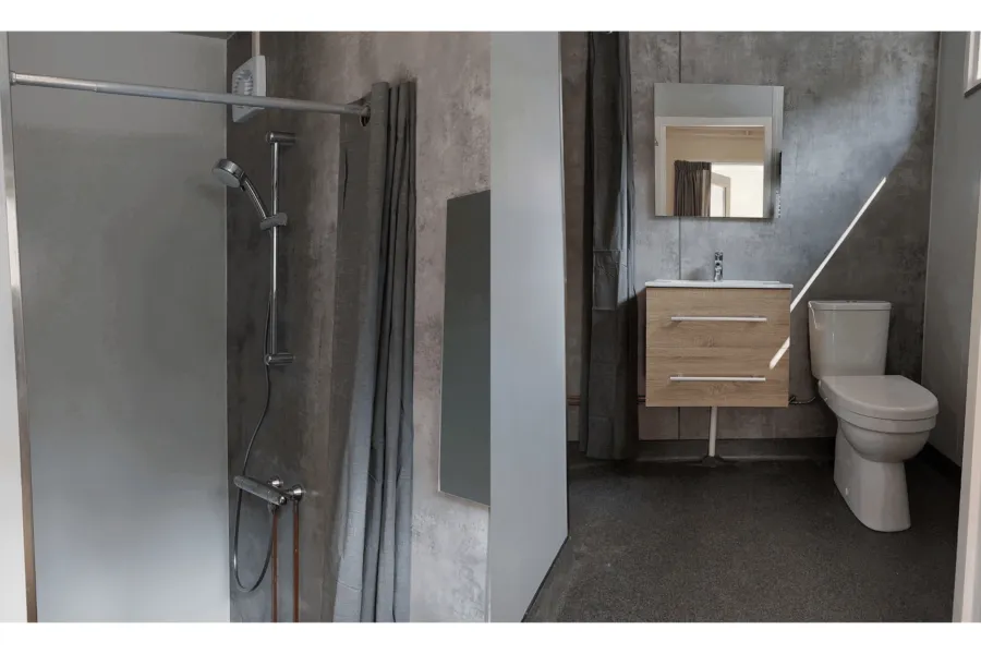 Bungalowpark Overijssel badkamer