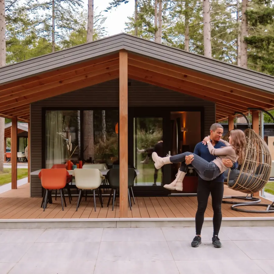 Huisje met sauna 132